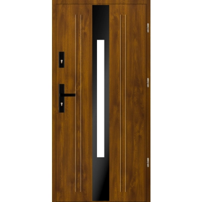 Drzwi S35 T49 BLACK Złoty Dąb 72 mm